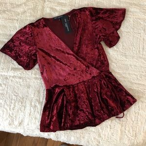 NWT Red Velvet Top